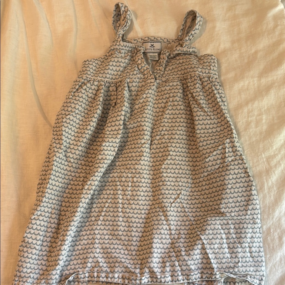 Petite Plume- Kids Pajamas Nightgown - Blue Pattern
